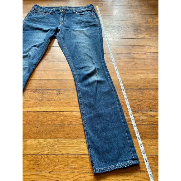 EXPRESS Skinny Curvy Fit Mid-Rise Jeans sz 8R - Picture 11 of 12